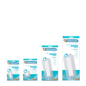 Alfashield Sterile Self-Adhesive Waterproof Pads 9Χ20 cm Αποστειρωμ...