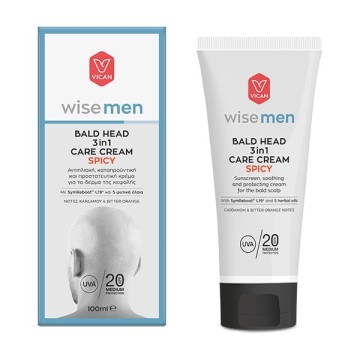 Vican Wise Men Bald Head Care Spicy Cream 100ml Vican Wise Men Bald Head Care Spicy Cream 100ml