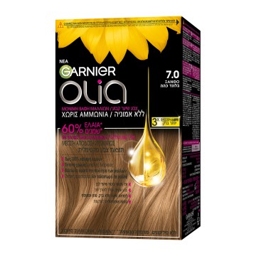 Garnier Olia Βαφή Μαλλιών 7.0 Ξανθό Χωρίς Αμμωνία 60g Garnier Olia Βαφή Μαλλιών 7.0 Ξανθό Χωρίς Αμμωνία 60g