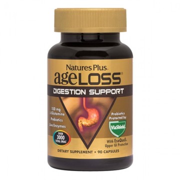 Natures Plus Ageloss Digestion Support, 90caps