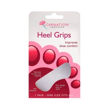 Carnation Heel Grips, 1 pair