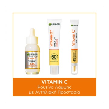 Garnier Promo Vitamin C Glow Boost Serum, 30ml & Daily UV Glow-Boos...