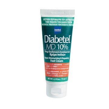 Intermed Diabetel MD 10% увлажняющий крем для ног, подходит для диабетиков 75мл