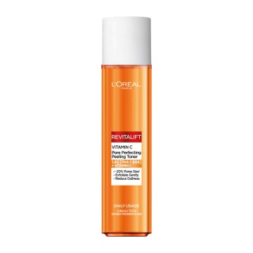 LOreal Paris Revitalift Vitamin C Pore Perfecting Peeling Toner 180ml LOreal Paris Revitalift Vitamin C Pore Perfecting Peeling Toner 180ml