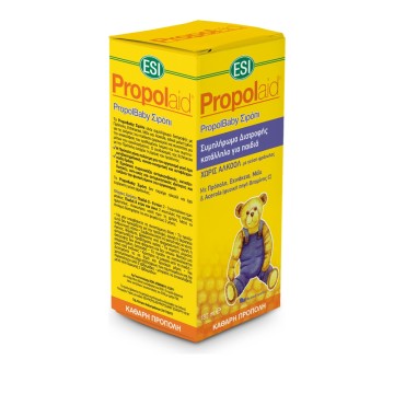 ESI Propolaid PropolBaby Добавка к пище для детей от кашля и боли в горле с ароматом клубники 180мл