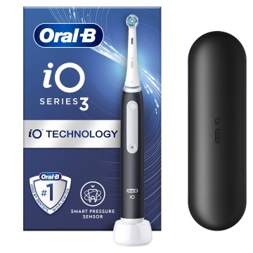Oral-B iO Serie 3 Magnetic Black Ηλεκτρική Οδοντόβουρτσα με Θήκη, 1... Oral-B iO Serie 3 Magnetic Black Ηλεκτρική Οδοντόβουρτσα με Θήκη, 1...