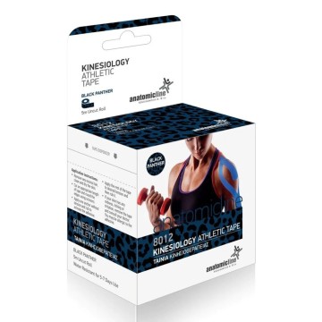 Anatomic Line 8012 Kinesiology Athletic Tape Black Panther, 1 τεμάχιο Anatomic Line 8012 Kinesiology Athletic Tape Black Panther, 1 τεμάχιο