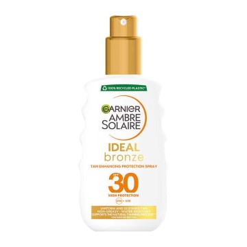 Garnier Ambre Solaire Ideal Bronze Tan Enhancing Protection Spray Spf 30 200ml