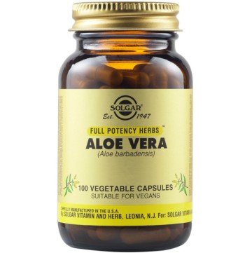 Solgar Aloe Vera, 100 Capsule Vegetali