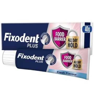 Fixodent Plus Food Barrier Fresh Flavor 40g Fixodent Plus Food Barrier Fresh Flavor 40g