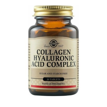 سولجار Solgar Collagen Hyaluronic Acid Complex 120mg 30 Tablets