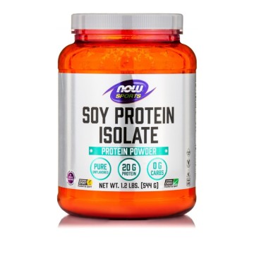 Now Foods Спортивный изолят соевого протеина без ГМО 1.2 фунта 544 г