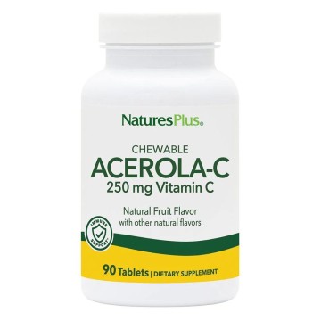 Natures Plus Acérola-C à croquer 250 mg 90 comprimés