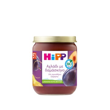 Hipp Φρουτόκρεμα Αχλάδι με Δαμάσκηνο, 160g