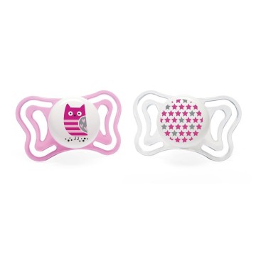 Chicco Pacifier Physio Light Silicone 6-16M 2pcs
