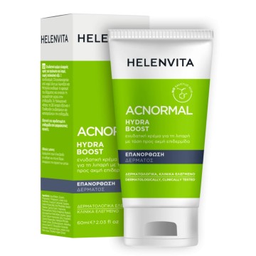Helenvita Acnormal Hydra Boost Cream, Ενυδατική Κρέμα Προσώπου Ελαφ...