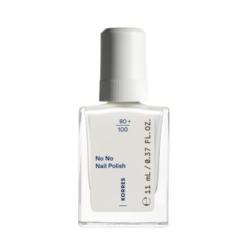 Korres No No Nail Polish 01 Pure White 11ml Korres No No Nail Polish 01 Pure White 11ml