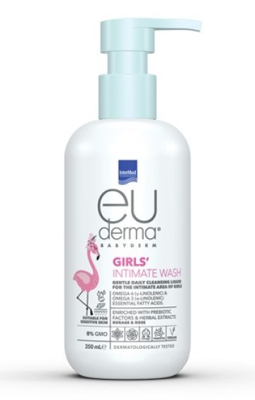 Intermed Euderma Babyderm Girls Intimate Wash, 250ml
