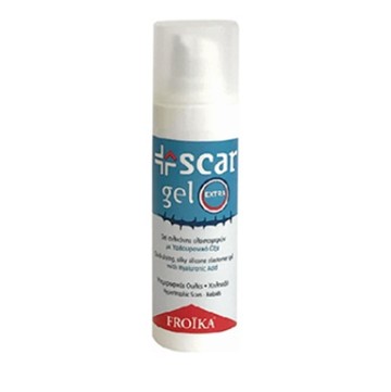 Froika Scar Gel Extra, Τζελ Σιλικόνης Ελαστομερών με Υαλουρονικό Οξύ για Ουλές Χηλοειδή 30ml