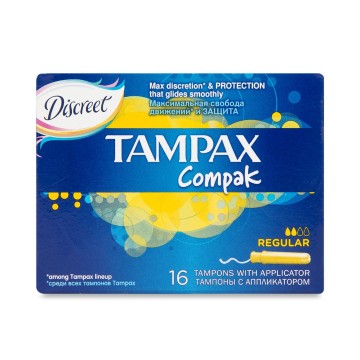 Tampax Compak Tampons Réguliers 16 Pièces