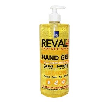Intermed Reval Plus Професионален антисептичен гел за ръце Лимон 1000мл