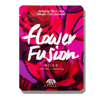 Maschera in tessuto Origins Flower Fusion Rosa 1 foglio