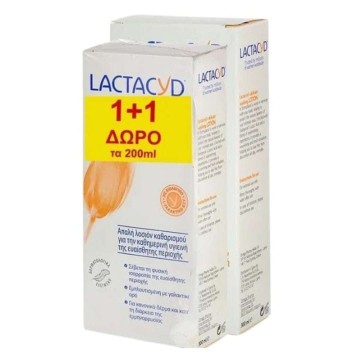 Lactacyd Promo Classic очищающее средство для чувствительной зоны 300 мл и подарок 200 мл
