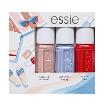 Летний набор Essie Mini Topless & Barefoot 3x5ml