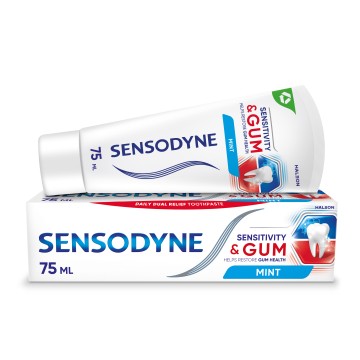 Sensodyne Sensitivity & Gum Daily Dual Realief Toothpaste Mint, 75ml Sensodyne Sensitivity & Gum Daily Dual Realief Toothpaste Mint, 75ml