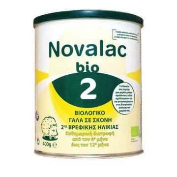 Novalac Bio 2 Organic Milk Powder 2nd Infant Age 400gr