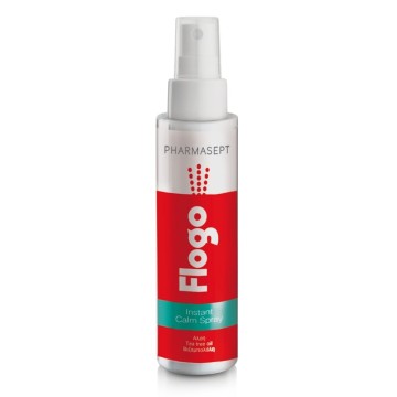 Pharmasept Flogo Spray calmante istantaneo, per viso-corpo, offre una sensazione di sollievo 100 ml