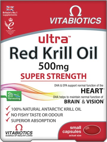 Vitabiotics Ultra Krill Oil Advanced Oméga 3 30 gélules