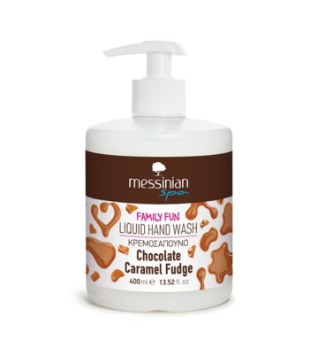Messinian Spa Nettoyant Liquide pour les Mains Chocolat et Caramel Fudge 400 ml