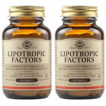 Solgar Promo Lipotropic Factors 2x50 Tablets Solgar Promo Lipotropic Factors 2x50 Tablets