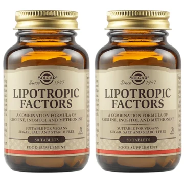 Solgar Promo Facteurs Lipotropiques 2x50 Comprimés