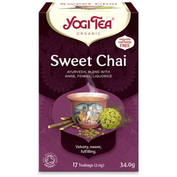 Yogi Tea Tea Sweet Chai, 17 Φακελάκια