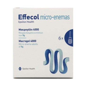 Epsilon Health Micro-Enemas Macrogol Adults 4000 6 x 9gr