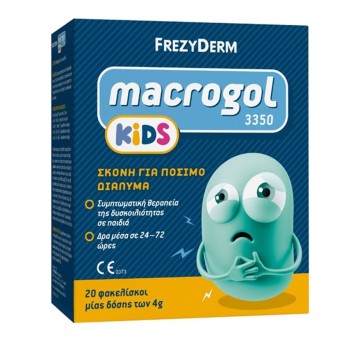 Frezyderm Macrogol 3350 Kids Poudre pour le traitement symptomatique de la constipation chez l'enfant 20x4g