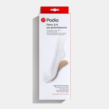 Podia Πάτοι 3/4 για Ψηλοτάκουνα Size L Νο. 38-40, 1 ζεύγος