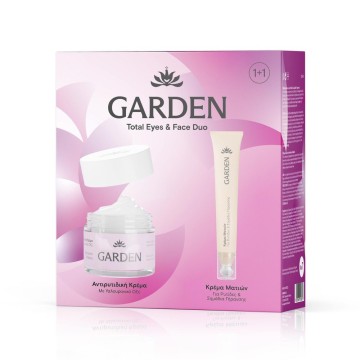Garden Total Eyes & Face Duo με Αντιρυτιδική Κρέμα με Υαλουρονικό Ο...