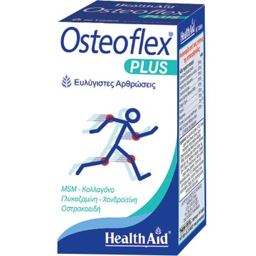 Health Aid Osteoflex Plus Glucosamina, Condroitina, MSM, Collagene, 60 Compresse