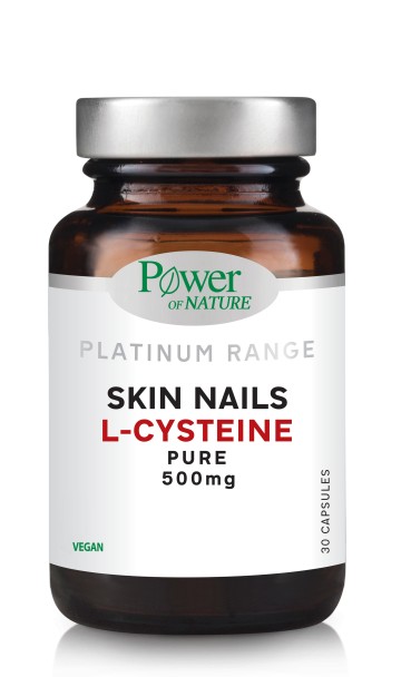Power Health Platinum Range Skin Nails L-Cysteine Pure 500mg 30 Caps
