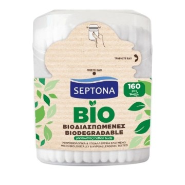 Septona Μπατονέτες 100% Βιοδιασπώμενες 160 Τεμάχια