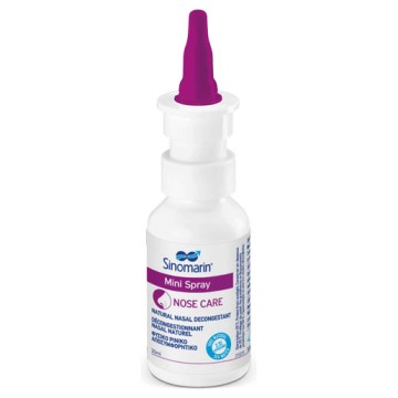 Sinomarin Mini Spray Гипертонический противоотечный раствор, для взрослых, детей и младенцев старше 6 месяцев, 30 мл