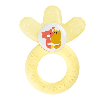 Mam Cooler Teething Ring with Water for 4+ months Yellow
