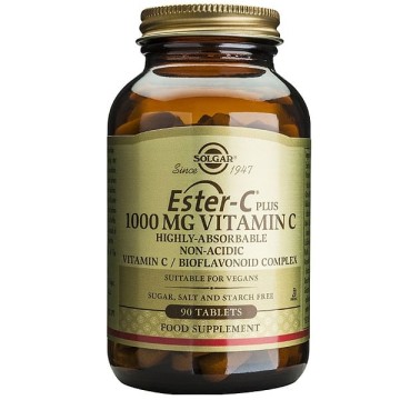 Solgar Ester-C 1000mg Vitamine C 90 comprimés