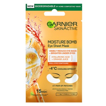 Увлажняющая маска для глаз Garnier Moisture Bomb 6gr