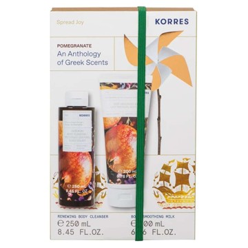 Korres Promo Pomegranate Grove Renewing Body Cleanser, 250ml & Body...