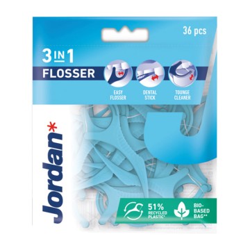 Jordan 3in1 Flosser, 36 τεμάχια Jordan 3in1 Flosser, 36 τεμάχια