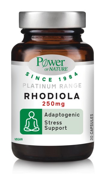 Power of Nature Platinum Range Rhodiola 250mg, 30 κάψουλες Power of Nature Platinum Range Rhodiola 250mg, 30 κάψουλες